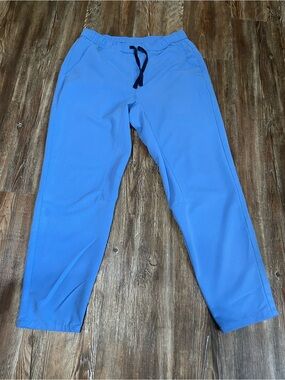 Figs Tansen Pant Scrubs Ceil Blue Mens Size S Jogger Tailored Hospital Uniform